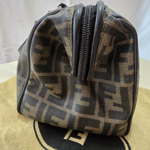 FENDI Vintage Small Zucca Boston Bag - Picture 6 of 16